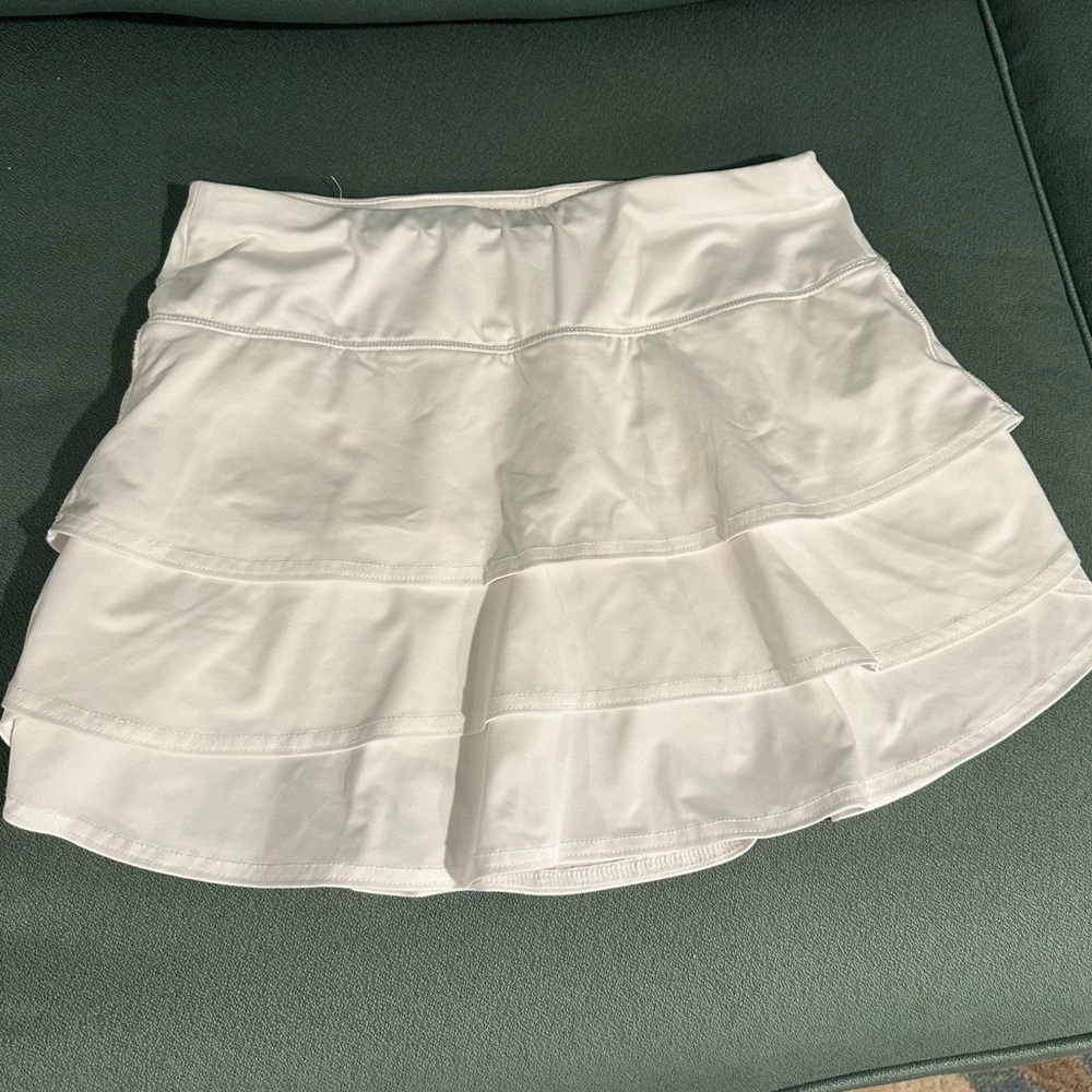 white Athleta skort
